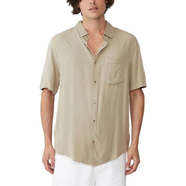 Cotton On Mens Pocket  Button-Down Shirt