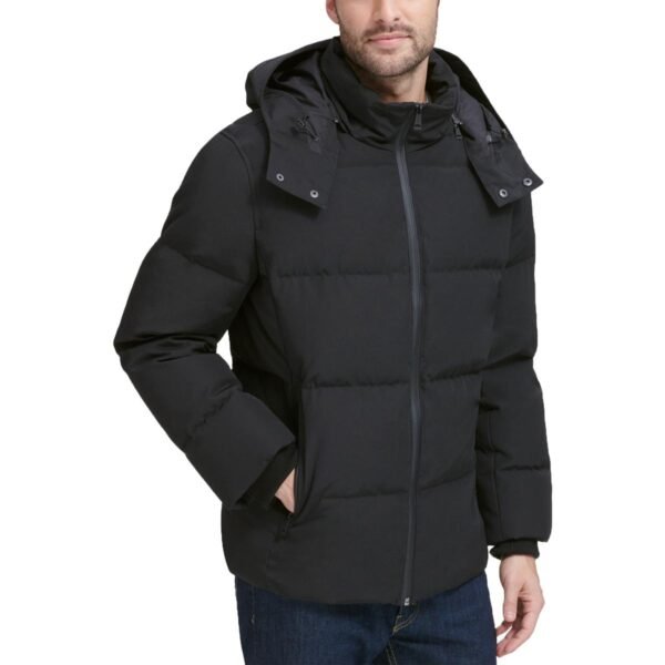 Cole Haan Mens Hooded Warm Puffer Jacket