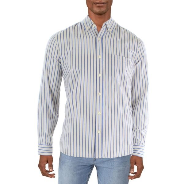 Cotton On Mens Collar Long Sleeve Button-Down Shirt - Image 2