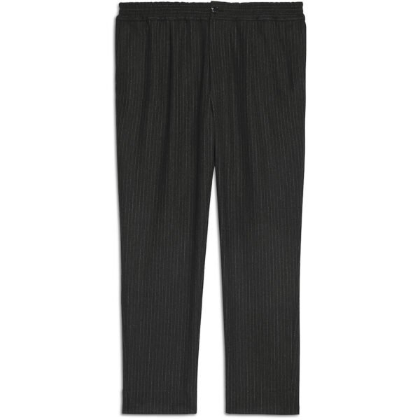 AMI Alexandre Mattiussi Mens Smocked Pinstripe Trouser Pants