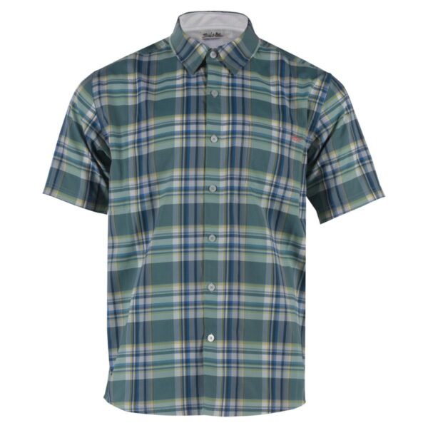 Salt Life Mens Plaid Woven Button-Down Shirt