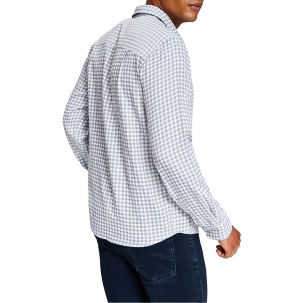 And Now This Mens Check Print Gingham Button-Down Shirt - Image 4