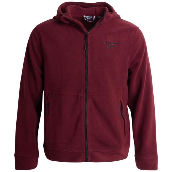 Reebok Men' Comfy Polar Fleece Zip Up Jacket - Image 3