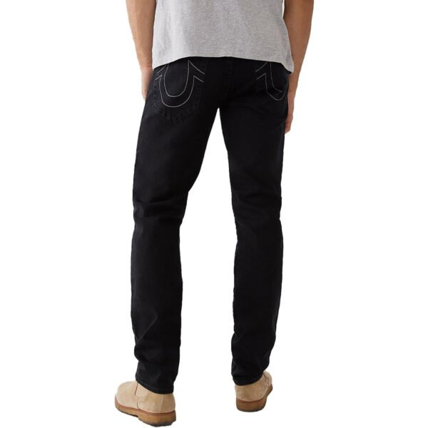 True Religion Mens Geno Mid-Rise Relaxed Slim Jeans - Image 2