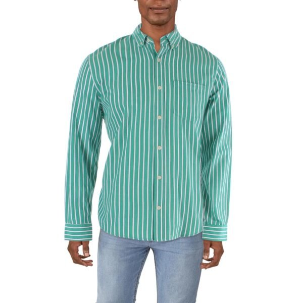 Cotton On Mens Collar Long Sleeve Button-Down Shirt - Image 3